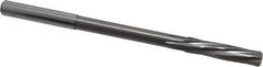 Magafor - 6.01mm Solid Carbide 6 Flute Chucking Reamer - Spiral Flute, 0.236" Straight Shank, 1-7/64" Flute Length, 3-31/32" OAL - All Tool & Supply