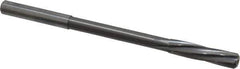 Magafor - 6.37mm Solid Carbide 6 Flute Chucking Reamer - Spiral Flute, 0.236" Straight Shank, 1-7/64" Flute Length, 3-31/32" OAL - All Tool & Supply