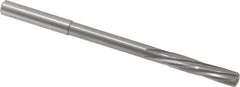 Magafor - 6.74mm Solid Carbide 6 Flute Chucking Reamer - Spiral Flute, 0.276" Straight Shank, 1-7/32" Flute Length, 4-9/32" OAL - All Tool & Supply