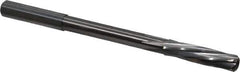 Magafor - 7.9299mm Solid Carbide 6 Flute Chucking Reamer - Spiral Flute, 0.315" Straight Shank, 1-19/64" Flute Length, 4-5/8" OAL - All Tool & Supply