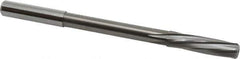 Magafor - 7.9807mm Solid Carbide 6 Flute Chucking Reamer - Spiral Flute, 0.315" Straight Shank, 1-19/64" Flute Length, 4-5/8" OAL - All Tool & Supply