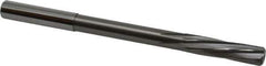 Magafor - 8.7503mm Solid Carbide 6 Flute Chucking Reamer - Spiral Flute, 0.354" Straight Shank, 1-27/64" Flute Length, 4-31/32" OAL - All Tool & Supply