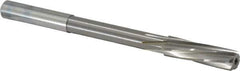 Magafor - 9.54mm Solid Carbide 6 Flute Chucking Reamer - Spiral Flute, 0.354" Straight Shank, 1-27/64" Flute Length, 4-31/32" OAL - All Tool & Supply