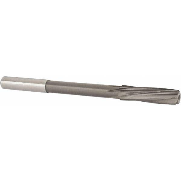 Magafor - 9.55mm Solid Carbide 6 Flute Chucking Reamer - All Tool & Supply