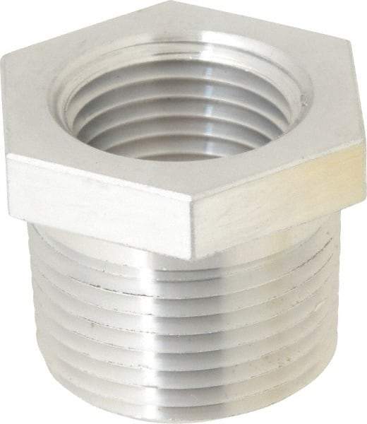 Latrobe Foundry - 3/4 x 1/2" Aluminum Pipe Hex Bushing - 150 psi, M x F End Connection, Grade 356-F - All Tool & Supply