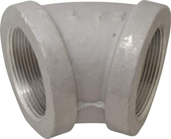 Latrobe Foundry - 2" Aluminum Pipe 45° Elbow - 150 psi, F End Connection, Grade 356-F - All Tool & Supply