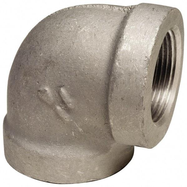 Latrobe Foundry - 3/8" Aluminum Pipe 90° Elbow - 150 psi, F End Connection, Grade 356-F - All Tool & Supply