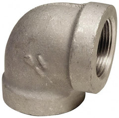 Latrobe Foundry - 2-1/2" Aluminum Pipe 90° Elbow - 150 psi, F End Connection, Grade 356-F - All Tool & Supply