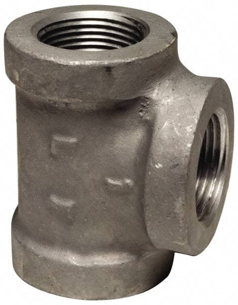 Latrobe Foundry - 2-1/2" Aluminum Pipe Tee - 150 psi, F End Connection, Grade 356-F - All Tool & Supply