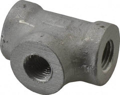 Latrobe Foundry - 1/4" Aluminum Pipe Tee - 150 psi, F End Connection, Grade 356-F - All Tool & Supply