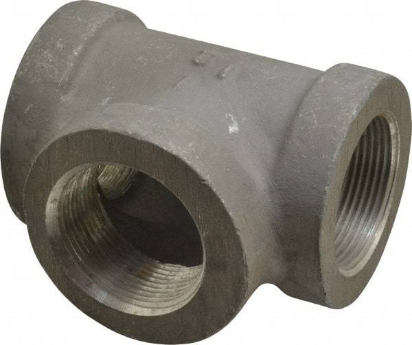 Latrobe Foundry - 1-1/2" Aluminum Pipe Tee - 150 psi, F End Connection, Grade 356-F - All Tool & Supply