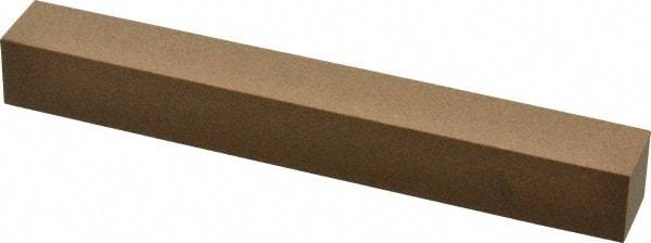 Made in USA - 6" Long x 3/4" Wide x 3/4" Thick, Aluminum Oxide Sharpening Stone - Square, Medium Grade - All Tool & Supply