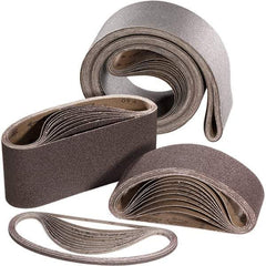 Sait - 3" Wide x 21" OAL, 40 Grit, Aluminum Oxide Abrasive Belt - Aluminum Oxide, Coarse, Coated, X Weighted Cloth Backing - All Tool & Supply