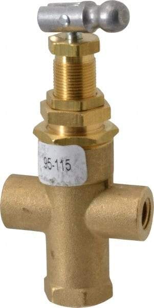 Midwest Control - 95-115 psi Pilot Valve - For Use with Compressed Air Systems, 1.12" Diam x 3.78" High - All Tool & Supply