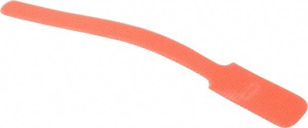 SpeedTech - 6" Long Orange Nylon & Polyethylene Hook & Loop Strap - 40 Lb Tensile Strength - All Tool & Supply