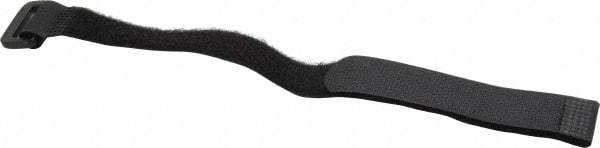 SpeedTech - 12" Long Black Nylon Hook & Loop Strap - 50 Lb Tensile Strength - All Tool & Supply