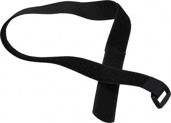 SpeedTech - 18" Long Black Nylon Hook & Loop Strap - 50 Lb Tensile Strength - All Tool & Supply