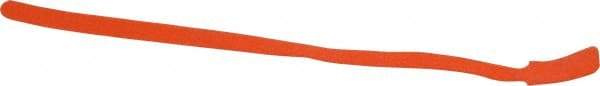 SpeedTech - 13" Long Orange Nylon & Polyethylene Mountable Cable Tie - 40 Lb Tensile Strength, 3-1/4" Max Bundle Diam - All Tool & Supply