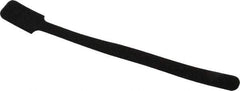 SpeedTech - 9" Long Black Nylon & Polyethylene Mountable Cable Tie - 40 Lb Tensile Strength, 2" Max Bundle Diam - All Tool & Supply