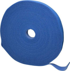 SpeedTech - 75' Long Blue Nylon & Polyethylene Hook & Loop Strap - 50 Lb Tensile Strength - All Tool & Supply