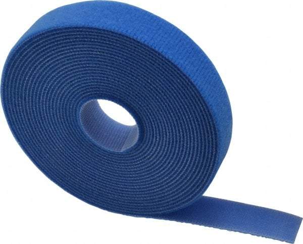 SpeedTech - 15' Long Blue Nylon & Polyethylene Hook & Loop Strap - 50 Lb Tensile Strength - All Tool & Supply