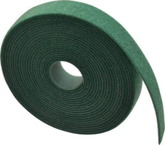 SpeedTech - 15' Long Green Nylon & Polyethylene Hook & Loop Strap - 50 Lb Tensile Strength - All Tool & Supply