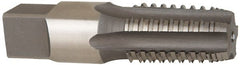 Reiff & Nestor - 3/8-18 NPT, 5 Flutes, Bright Finish, High Speed Steel, Interrupted Thread Pipe Tap - Exact Industrial Supply