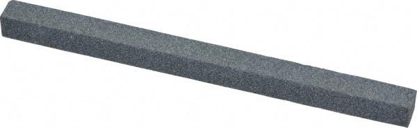 Grier Abrasives - Square, Silicone Carbide, Finishing Stick - 4" Long x 1/4" Wide x 1/4" Thick, 3/32" Diam x 1-1/2" Long Shank, Medium Grade - All Tool & Supply