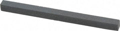 Grier Abrasives - Square, Silicone Carbide, Finishing Stick - 4" Long x 1/4" Wide x 1/4" Thick, 3/32" Diam x 1-1/2" Long Shank, Fine Grade - All Tool & Supply