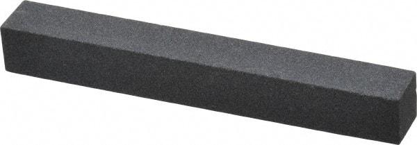 Grier Abrasives - Square, Silicone Carbide, Finishing Stick - 4" Long x 1/2" Wide x 1/2" Thick, 3/32" Diam x 1-1/2" Long Shank, Medium Grade - All Tool & Supply