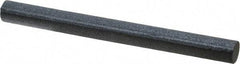 Grier Abrasives - Round, Silicone Carbide, Finishing Stick - 4" Long x 3/8" Width, 3/32" Diam x 1-1/2" Long Shank, Medium Grade - All Tool & Supply