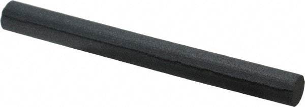 Grier Abrasives - Round, Silicone Carbide, Finishing Stick - 4" Long x 3/8" Width, 3/32" Diam x 1-1/2" Long Shank, Fine Grade - All Tool & Supply