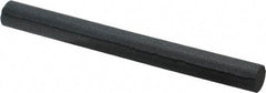 Grier Abrasives - Round, Silicone Carbide, Finishing Stick - 4" Long x 3/8" Width, 3/32" Diam x 1-1/2" Long Shank, Fine Grade - All Tool & Supply