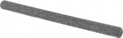 Grier Abrasives - Round, Silicone Carbide, Finishing Stick - 4" Long x 1/4" Width, 3/32" Diam x 1-1/2" Long Shank, Coarse Grade - All Tool & Supply