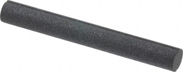 Grier Abrasives - Round, Silicone Carbide, Finishing Stick - 4" Long x 1/2" Width, 3/32" Diam x 1-1/2" Long Shank, Coarse Grade - All Tool & Supply