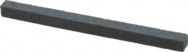 Grier Abrasives - Square, Aluminum Oxide, Finishing Stick - 4" Long x 1/4" Wide x 1/4" Thick, 3/32" Diam x 1-1/2" Long Shank, Coarse Grade - All Tool & Supply