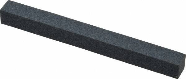 Grier Abrasives - Square, Aluminum Oxide, Finishing Stick - 4" Long x 3/8" Wide x 3/8" Thick, 3/32" Diam x 1-1/2" Long Shank, Coarse Grade - All Tool & Supply