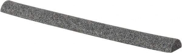 Grier Abrasives - Half Round, Aluminum Oxide, Finishing Stick - 4" Long x 3/8" Width, 3/32" Diam x 1-1/2" Long Shank, Coarse Grade - All Tool & Supply