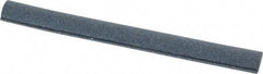 Grier Abrasives - Half Round, Aluminum Oxide, Finishing Stick - 4" Long x 3/8" Width, 3/32" Diam x 1-1/2" Long Shank, Medium Grade - All Tool & Supply