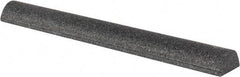 Grier Abrasives - Half Round, Aluminum Oxide, Finishing Stick - 4" Long x 1/2" Width, 3/32" Diam x 1-1/2" Long Shank, Medium Grade - All Tool & Supply