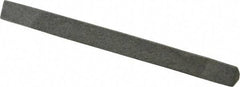 Grier Abrasives - Three Square, Aluminum Oxide, Finishing Stick - 4" Long x 1/4" Width, 3/32" Diam x 1-1/2" Long Shank, Fine Grade - All Tool & Supply