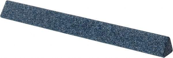 Grier Abrasives - Three Square, Aluminum Oxide, Finishing Stick - 4" Long x 3/8" Width, 3/32" Diam x 1-1/2" Long Shank, Coarse Grade - All Tool & Supply