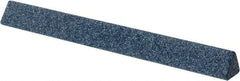 Grier Abrasives - Three Square, Aluminum Oxide, Finishing Stick - 4" Long x 3/8" Width, 3/32" Diam x 1-1/2" Long Shank, Coarse Grade - All Tool & Supply