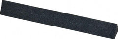 Grier Abrasives - Three Square, Aluminum Oxide, Finishing Stick - 4" Long x 1/2" Width, 3/32" Diam x 1-1/2" Long Shank, Coarse Grade - All Tool & Supply