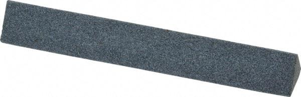 Grier Abrasives - Three Square, Aluminum Oxide, Finishing Stick - 4" Long x 1/2" Width, 3/32" Diam x 1-1/2" Long Shank, Fine Grade - All Tool & Supply