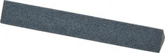 Grier Abrasives - Three Square, Aluminum Oxide, Finishing Stick - 4" Long x 1/2" Width, 3/32" Diam x 1-1/2" Long Shank, Fine Grade - All Tool & Supply