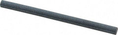 Grier Abrasives - Round, Aluminum Oxide, Finishing Stick - 4" Long x 1/4" Width, 3/32" Diam x 1-1/2" Long Shank, Medium Grade - All Tool & Supply