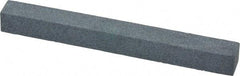 Grier Abrasives - Square, Aluminum Oxide, Finishing Stick - 4" Long x 3/8" Wide x 3/8" Thick, 3/32" Diam x 1-1/2" Long Shank, Medium Grade - All Tool & Supply