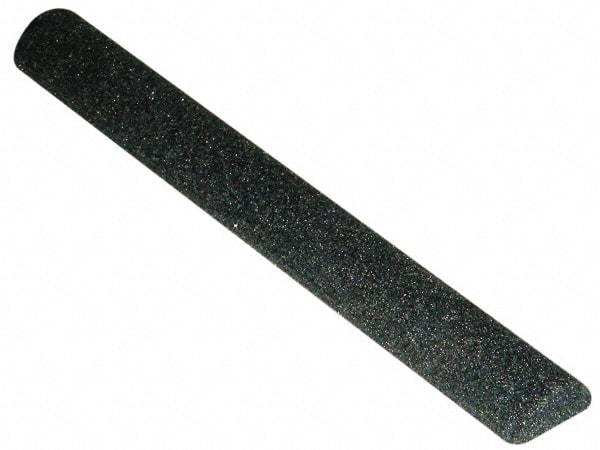 Grier Abrasives - Half Round, Silicone Carbide, Finishing Stick - 4" Long x 1/4" Width, 3/32" Diam x 1-1/2" Long Shank, Coarse Grade - All Tool & Supply