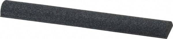 Grier Abrasives - Half Round, Silicone Carbide, Finishing Stick - 4" Long x 1/2" Width, 3/32" Diam x 1-1/2" Long Shank, Coarse Grade - All Tool & Supply